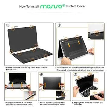 MOSISO Compatible with MacBook Pro 13 inch Case M2 2025, 2024, 2023, 2022-2016 A2338 M1 A2251 A2289 A2159 A1989 A1708 A1706, Plastic Hard Shell&Keyboard Cover&Screen Film&Storage Bag, Rock Gray