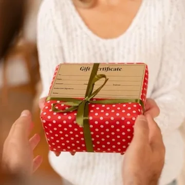 Blank Gift Certificates - 50 Pack for Any Occasion