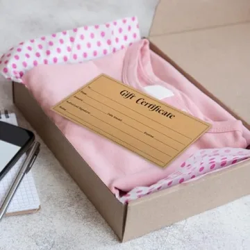 Blank Gift Certificates - 50 Pack for Any Occasion