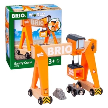 BRIO Gantry Crane - Educational Wooden Toy for Kids