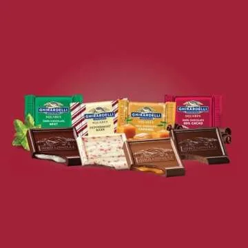 Ghirardelli Holiday Chocolate Squares Assortment 14.8 oz