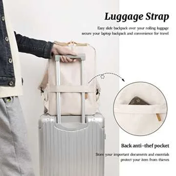 HP Hope Smart Laptop Backpack for Women with USB Port