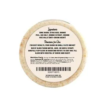 Barrel Roll Bar Essentials Cocktail Rimmers - Bartender Accessories, Finishing Sugar Garnish for Dri...