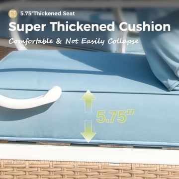 MIXPATIO 6 Piece Patio Furniture Set with Comfort and Style