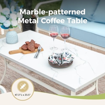 MIXPATIO 6 Piece Patio Furniture Set with Comfort and Style