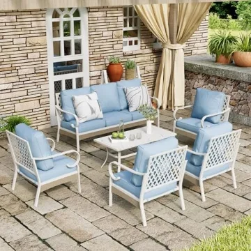 MIXPATIO 6 Piece Patio Furniture Set with Comfort and Style