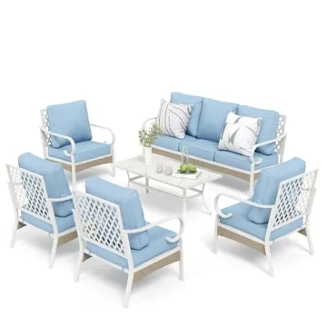 MIXPATIO 6 Piece Patio Furniture Set with Comfort and Style