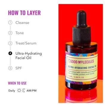 Good Molecules Ultra-Hydrating Facial Oil for Glowing Skin