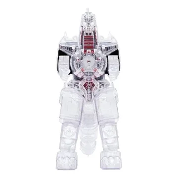 Super7 Super Cyborg Mighty Morphin Power Rangers Dragonzord (Clear) - 11" Power Rangers Action Figur...