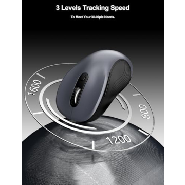 Trueque Wireless Mouse for Laptop - Ergonomic & Multifunctional