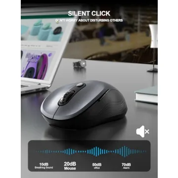 Trueque Wireless Mouse for Laptop - Ergonomic & Multifunctional