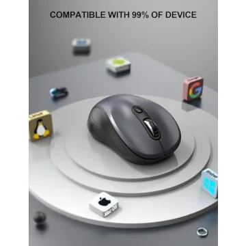 Trueque Wireless Mouse for Laptop - Ergonomic & Multifunctional
