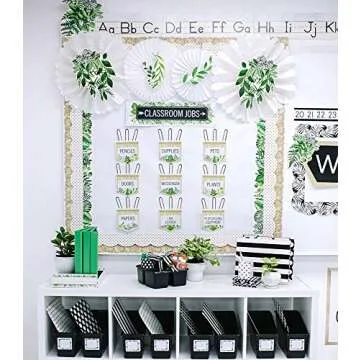 Schoolgirl Style Boho Bulletin Board Set for Learning