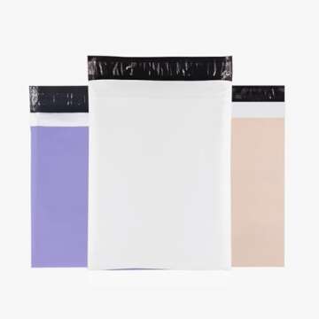 Colored Poly Mailers 10x13 Inch, Self-Sealing Mailing Envelopes, Waterproof and Tear-resistant Shipp...