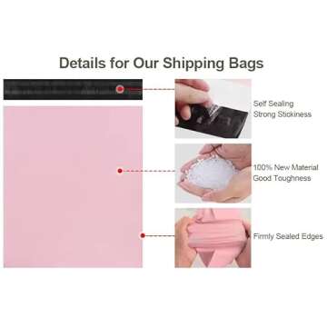 Colored Poly Mailers, 10x13 Self-Sealing Shipping Bags