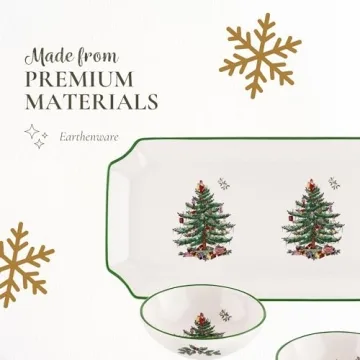 Spode Christmas Tree Serveware Set - Holiday Entertaining Essentials