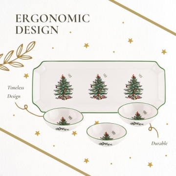 Spode Christmas Tree Serveware Set - Holiday Entertaining Essentials