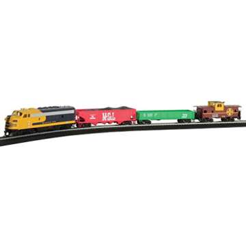 Bachmann Trains Santa Fe Chief Ready to Run HO Scale Electric Train Set