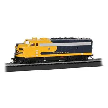Bachmann Trains Santa Fe Chief Ready to Run HO Scale Electric Train Set