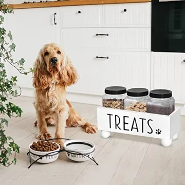 ZiproFly Stylish Dog Treat Storage Container for Pets