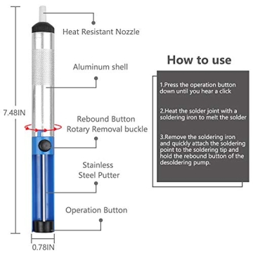 Vastar Soldering Iron Kit - Complete 60W Set with Accessories