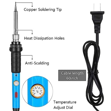 Vastar Soldering Iron Kit - Complete 60W Set with Accessories