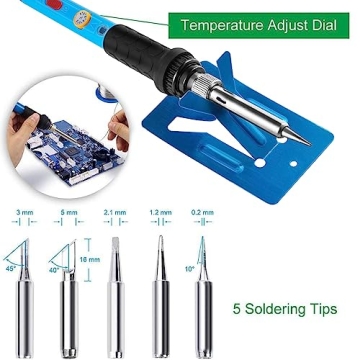 Vastar Soldering Iron Kit - Complete 60W Set with Accessories