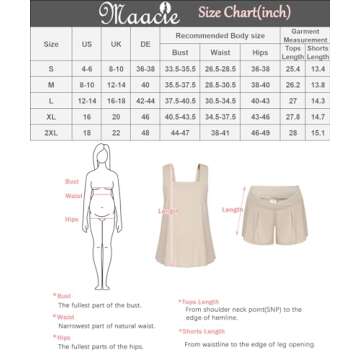 Maternity Casual Shirts for Summer Two Pieces Shorts Set Pregnancy Linen Sets Lounge Wear Shorts with Pockets Khaki L
