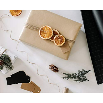 Elevate Your Gifts with Holiday Kraft Wrapping Paper Set
