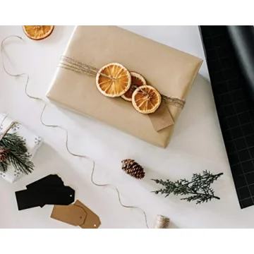Elevate Your Gifts with Holiday Kraft Wrapping Paper Set