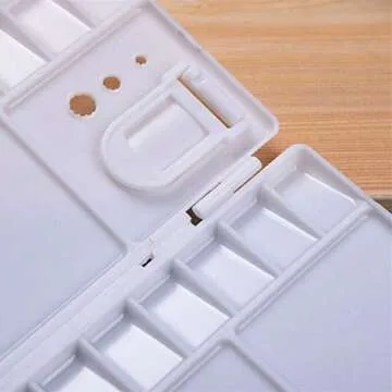 GARASANI Folding Paint Trays with 25 Wells for Artists