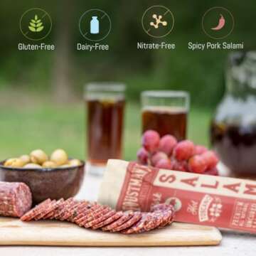 Foustman’s Artisanal Hot Toscano Pork Salami 8 oz