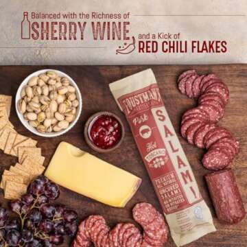 Foustman’s Artisanal Hot Toscano Pork Salami 8 oz