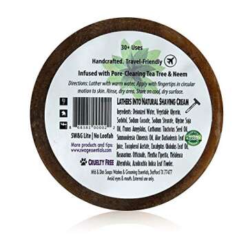 SWAG Bar LITE No Loofah Soaps Washes and Grooming Essentials As Seen On Shark Tank Oil and Breakout Control