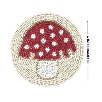 Folkulture Boho Coasters for Gifts - Elegant Table Decor