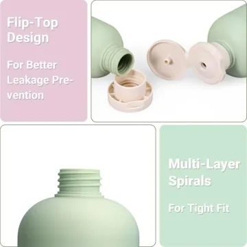 Eco-Friendly Refillable Travel Shampoo Bottles for All