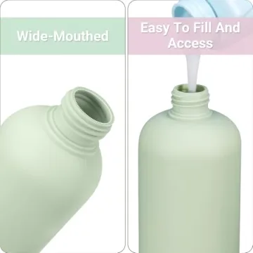 Eco-Friendly Refillable Travel Shampoo Bottles for All