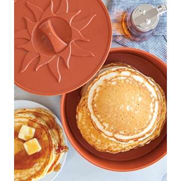 Nordic Ware Microwave Tortilla and Pancake Warmer, 10-Inch,Orange