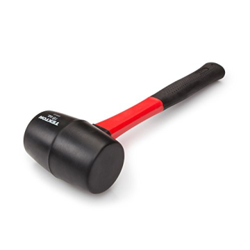 TEKTON 16 oz Rubber Mallet with Fiberglass Handle