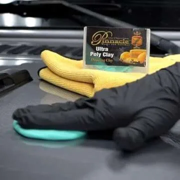 Pinnacle Natural Brilliance Ultra Fine Poly Detailing Clay Bar (2 Pack) - Ultra-Fine, Elastic Clay for Gentle, Frequent Paint Decontamination & a Slick, Reflective Finish - 4 oz. Clays Bars