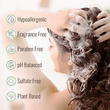 Wild Naturals Eczema Shampoo & Conditioner Set for Men & Women - Anti Dandruff Shampoo for Dry Scalp & Hair - Soothing Relief for Itchy Scalp - Psoriasis Shampoo for Scalp Treatment