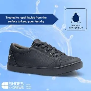 MOZO Women's Maven Food Service Shoe, Black, 9 B US