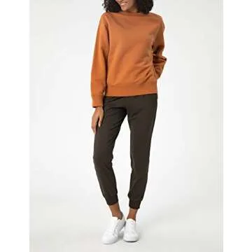 AJISAI Women's Joggers Pants Drawstring Running Sweatpants with Pockets Lounge Wear Olive XL