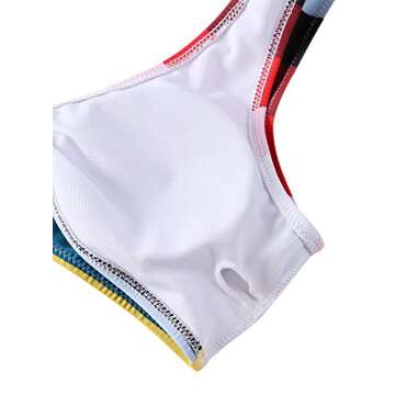 BMJL Women's Adjustable Striped Bikini Set - Stylish & Comfortable Swimwear