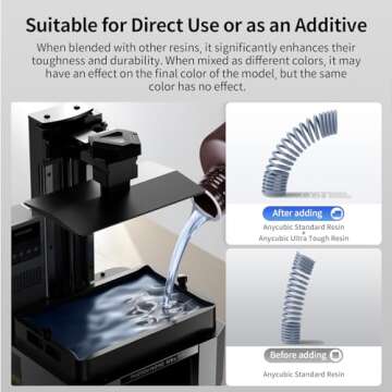 ANYCUBIC Ultra Tough 3D Printer Resin for Flexible Models