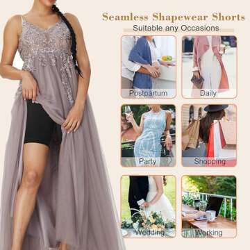 Lelinta High Waist Tummy Control Shapewear Shorts For Women