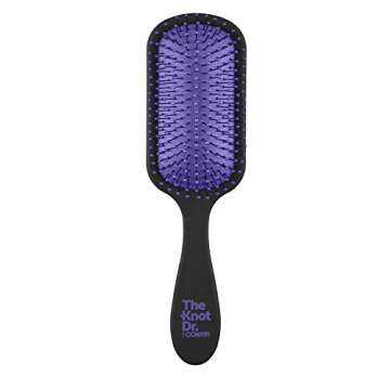 The Knot Doctor for Conair Premium Pro Detangling Hair Brush for Wet or Dry Hair with Purple Storage Case, 1 Count