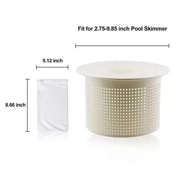 Coopache 30-Pack Pool Skimmer Socks - Easy Clean Debris Filters for Pools