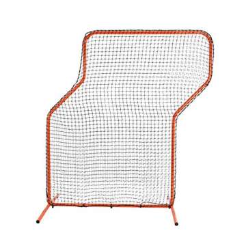 CHAMPRO Brute Heavy-Duty Steel Frame Baseball/Softball Pitcher's Z Screen Batting Cage Practice Net,...