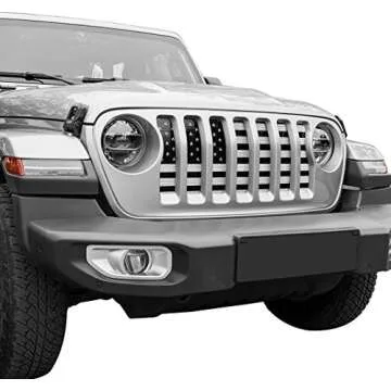 Patriotic Hooke Road Grill Insert for Jeep Wrangler & Gladiator